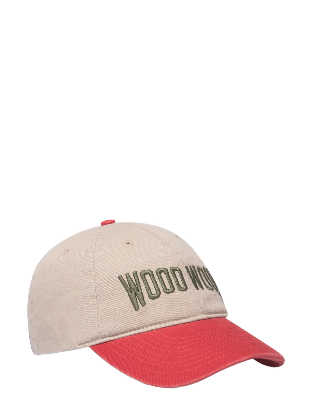 WOOD WOOD WWArch cap - Mössor & hattar - GARNET / beige