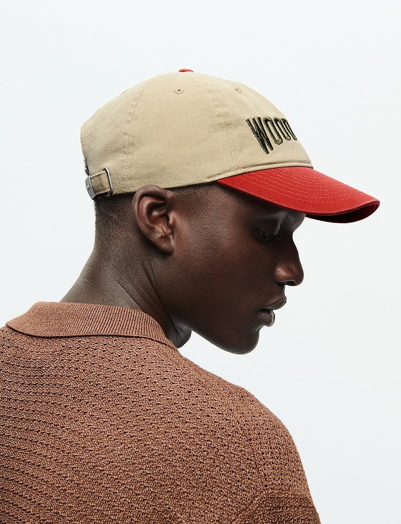 WOOD WOOD - WWArch cap - kepsar - garnet - 3