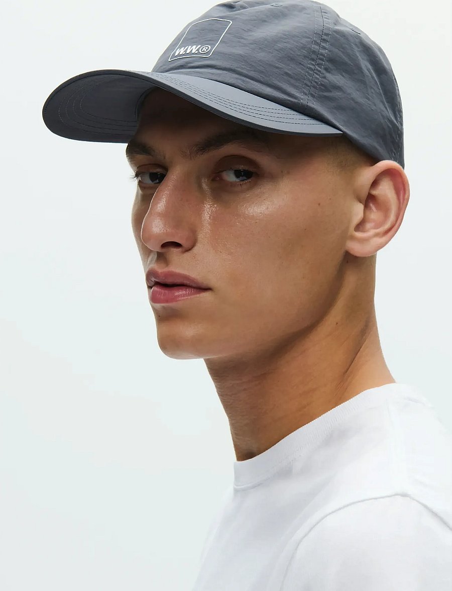 WOOD WOOD - WWTech cap 25160 - kappen - gray pinstripe - 3
