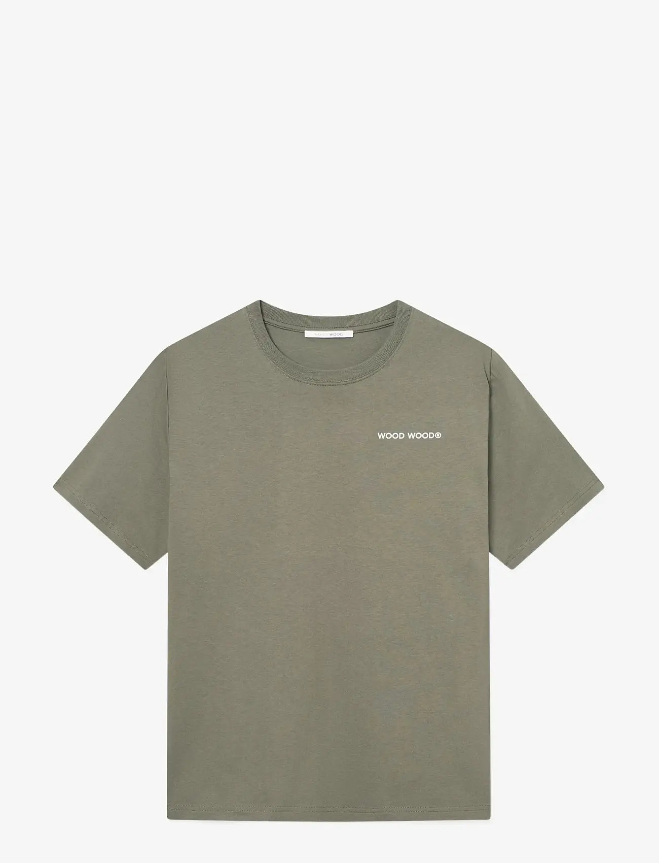WOOD WOOD - WWBobby - kortärmade t-shirts - dusty olive - 1