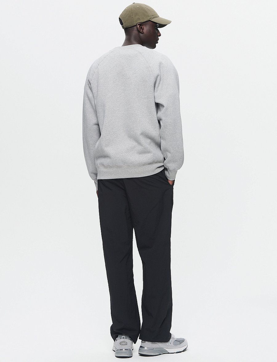 WOOD WOOD - WWHester chest print - sweatshirts - light melange grey - 3