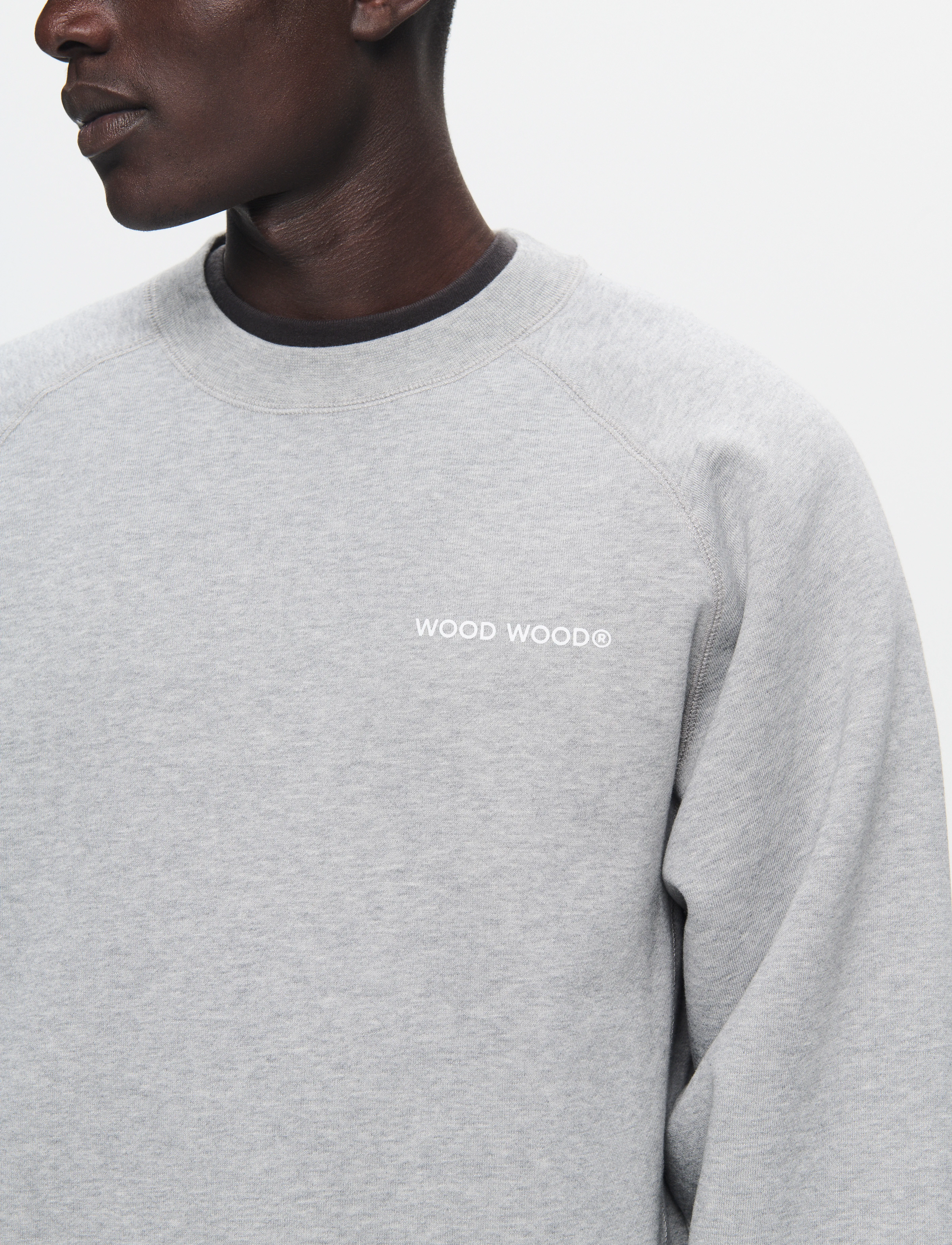 WOOD WOOD - WWHester chest print - urlaubsfavoriten - light melange grey - 5