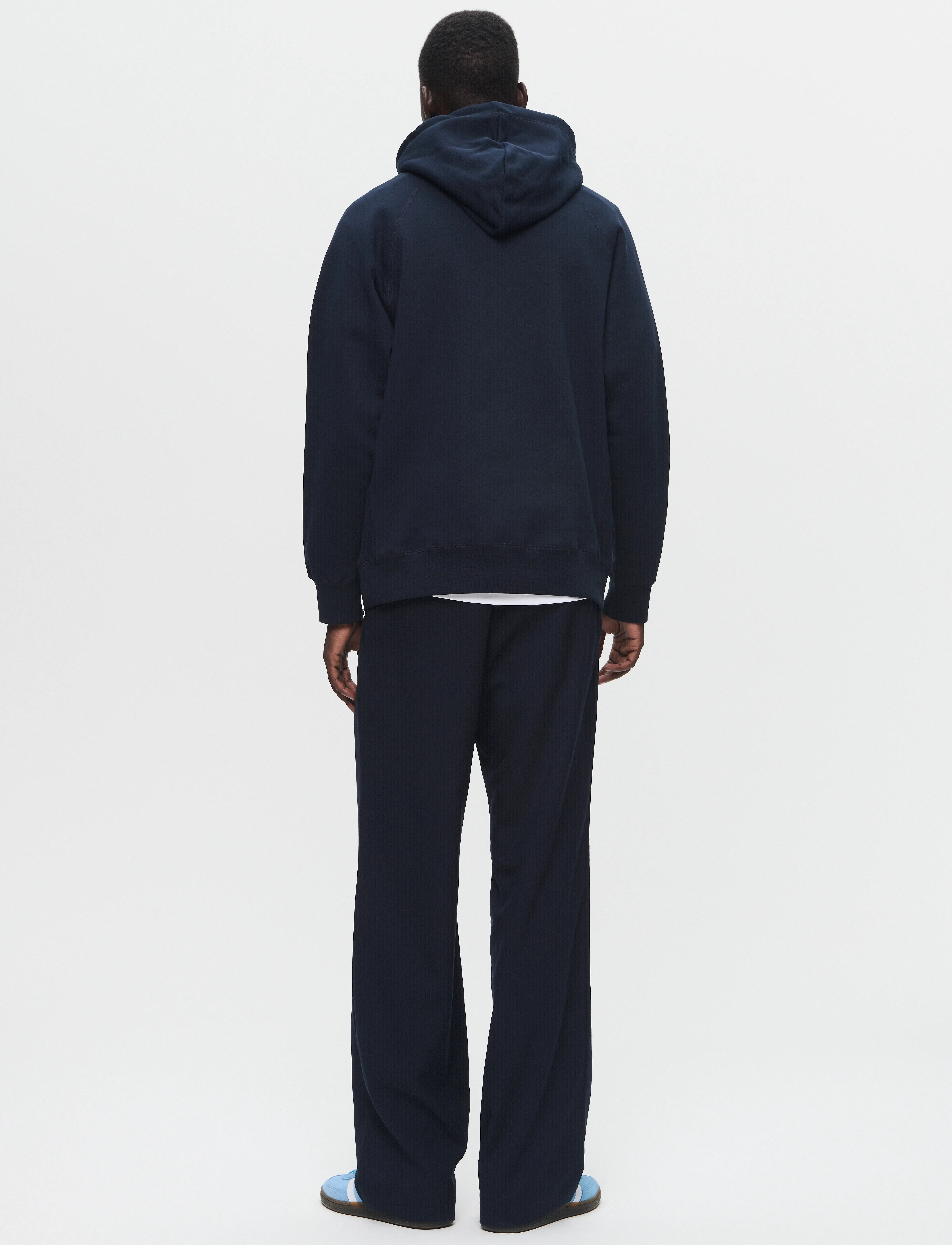 WOOD WOOD - WWFred hoodie chest print - hættetrøjer - outer space - 3