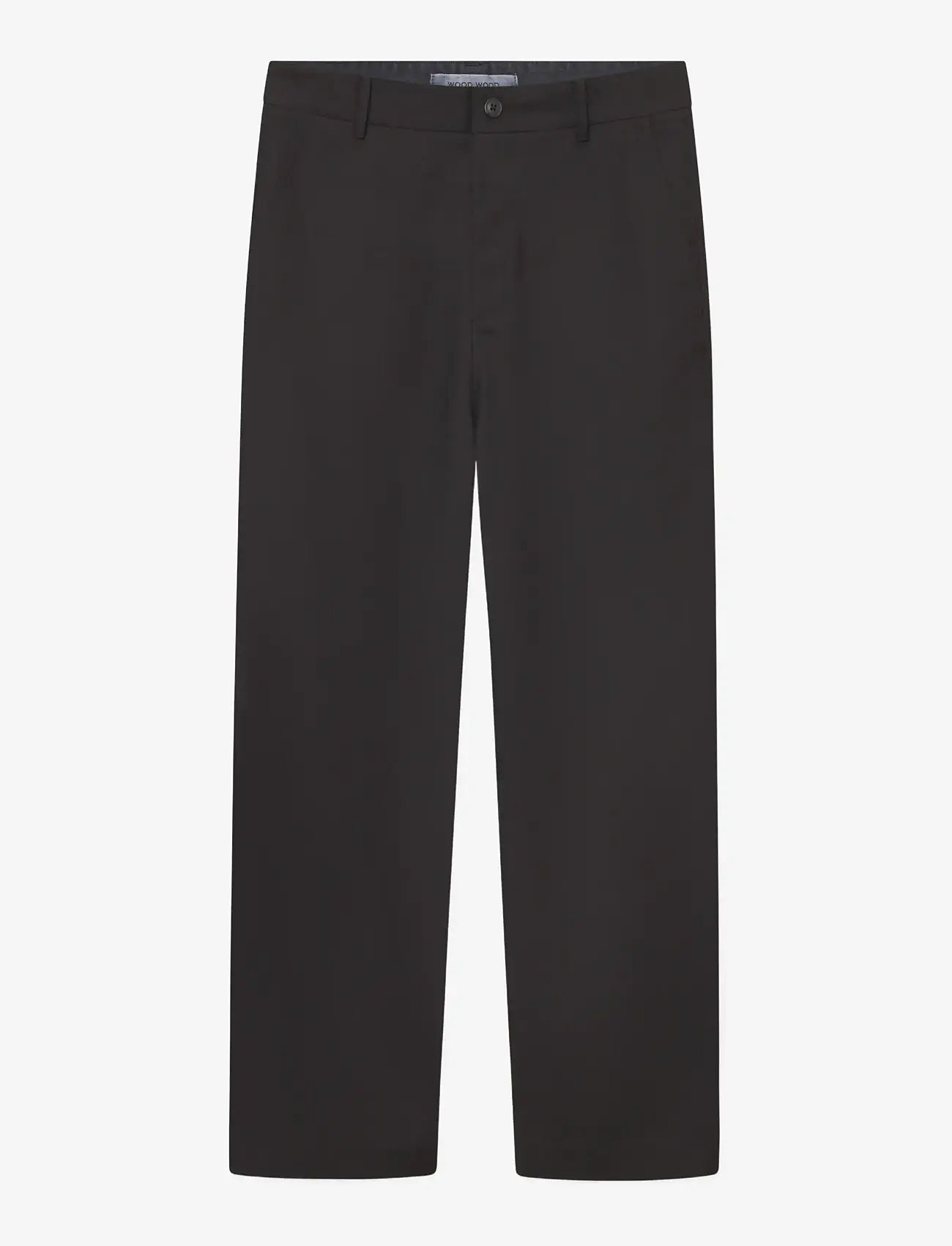 WOOD WOOD - WWHenry trousers 25185 - casual byxor - black - 1