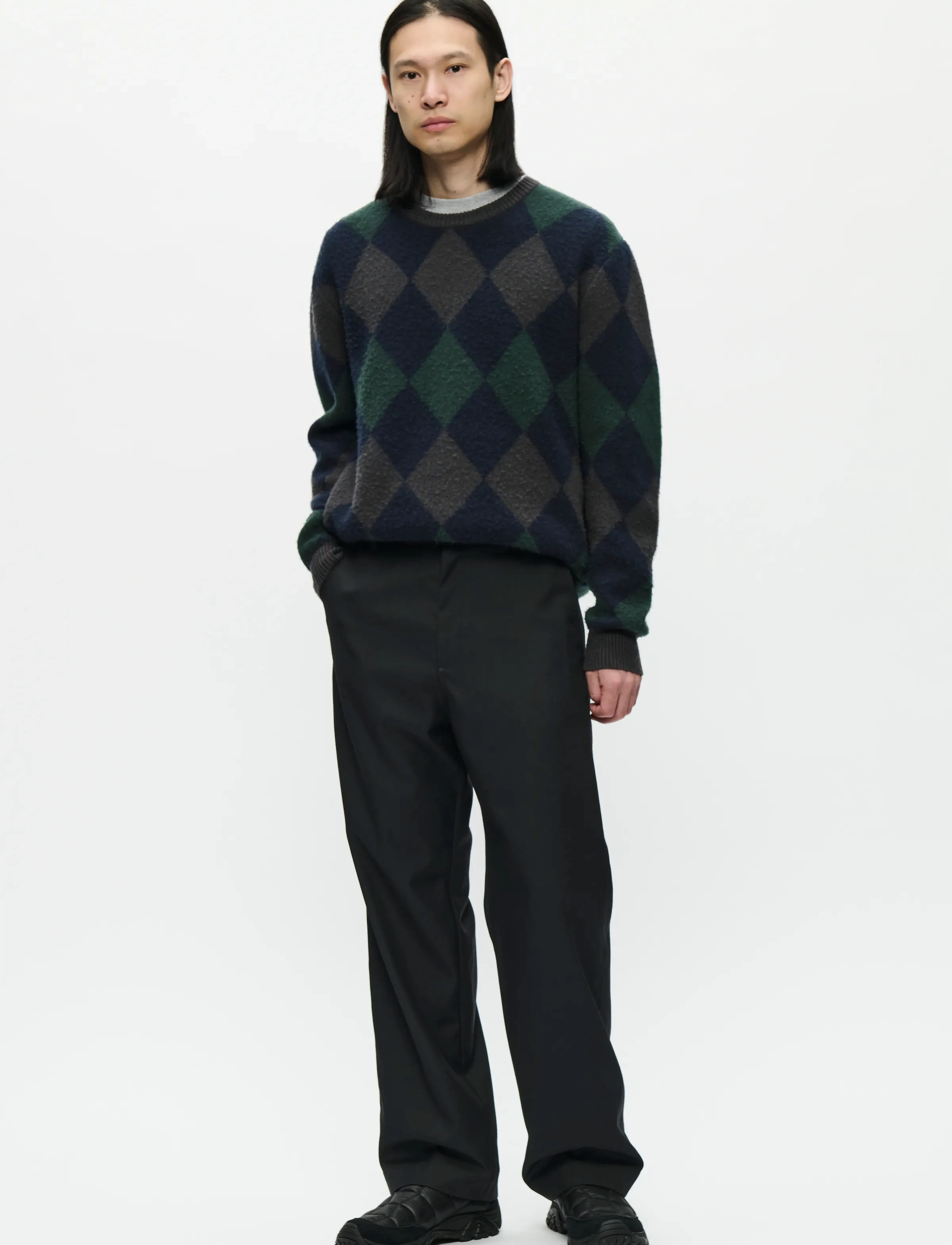 WOOD WOOD - WWHenry trousers 25185 - vabaaja püksid - black - 2