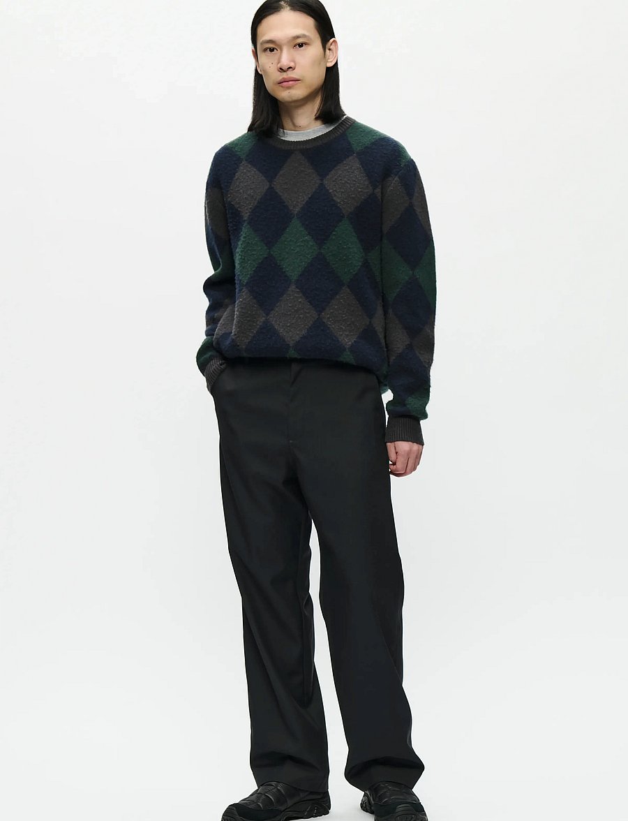 WOOD WOOD - WWHenry trousers 25185 - casual bukser - black - 2