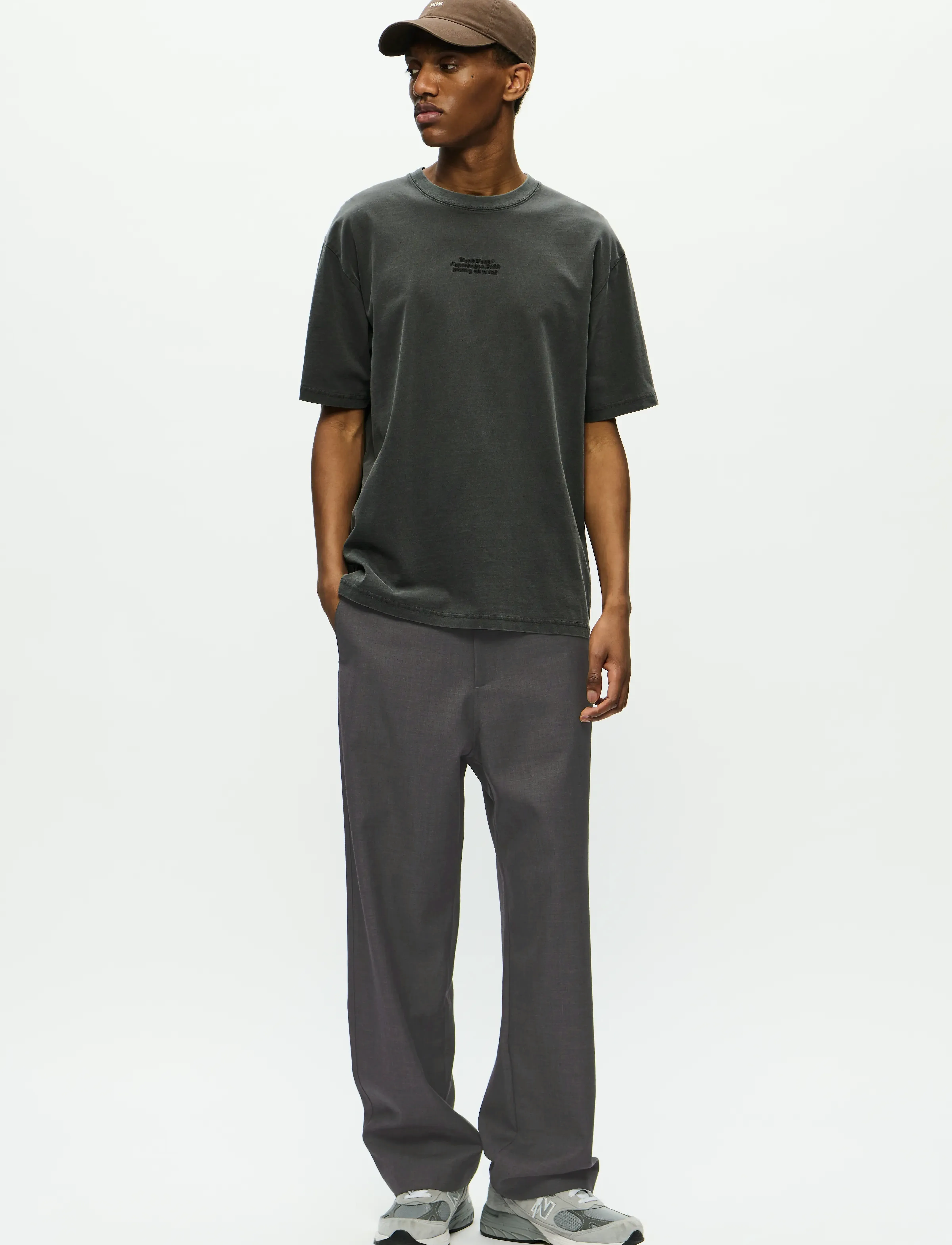 WOOD WOOD - WWHenry trousers 25185 - casual - dark grey melange - 2