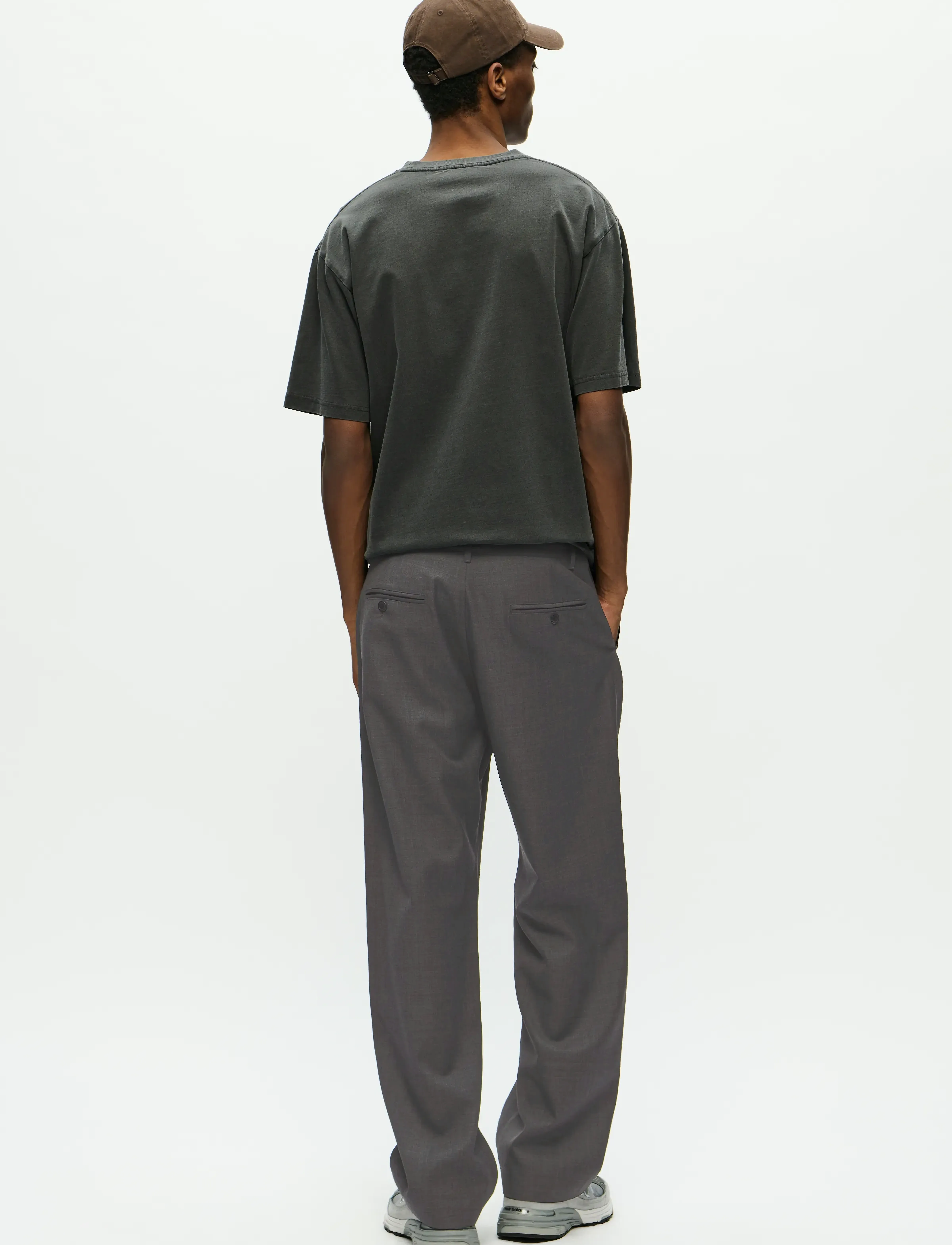 WOOD WOOD - WWHenry trousers 25185 - casual - dark grey melange - 3