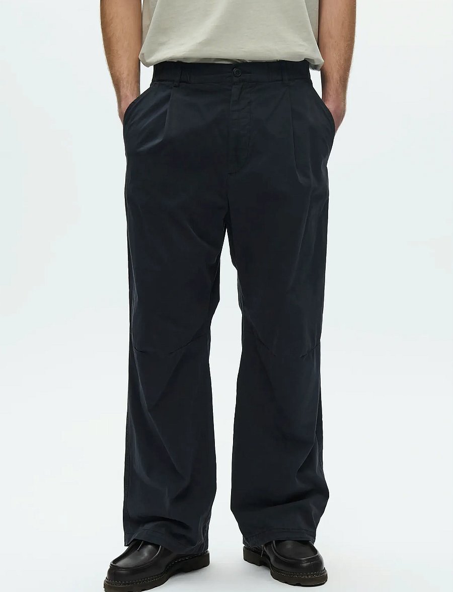 WOOD WOOD - WWEthan trousers 25187 - frjálslegar buxur - black - 0