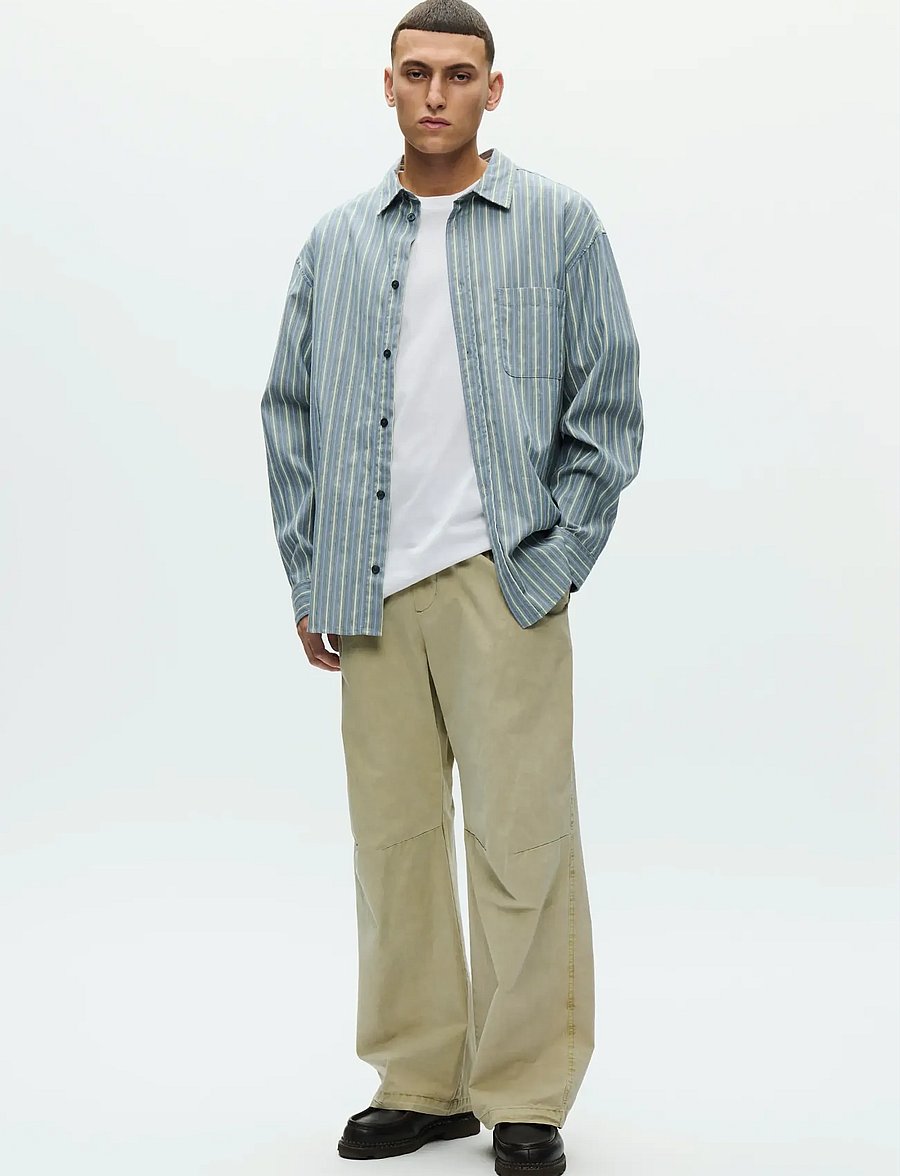 WOOD WOOD - WWEthan trousers 25187 - casual byxor - seneca rock - 2