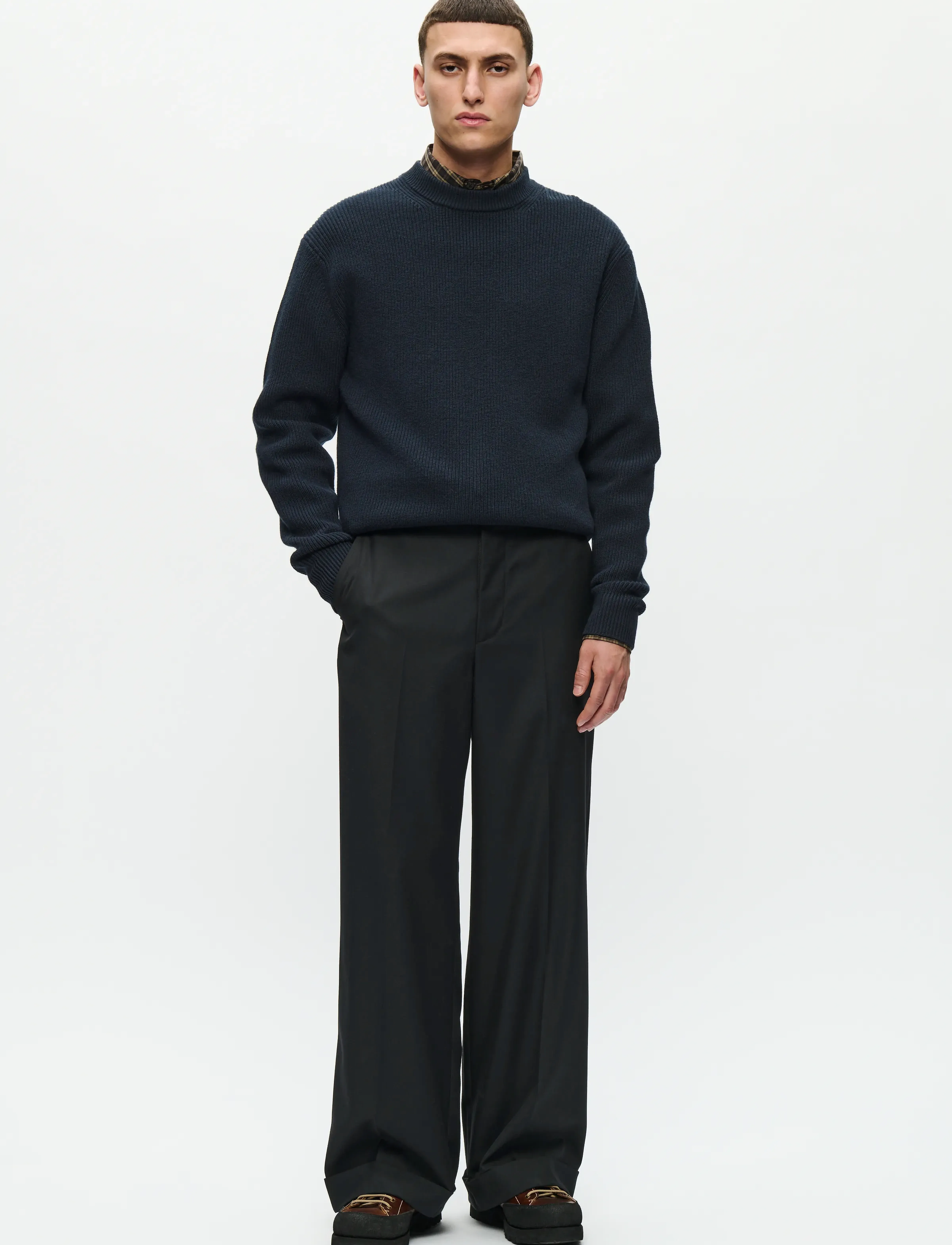 WOOD WOOD - WWLuca trousers 25185 - black - 2
