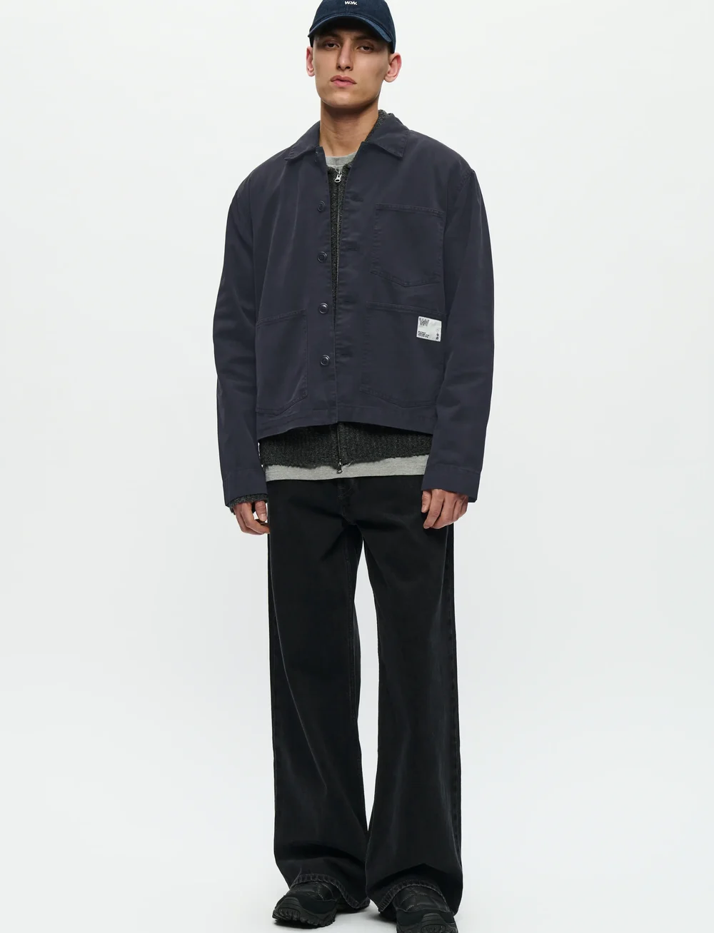 WOOD WOOD - WWStefan worker jacket 25184 - windjassen - black - 2