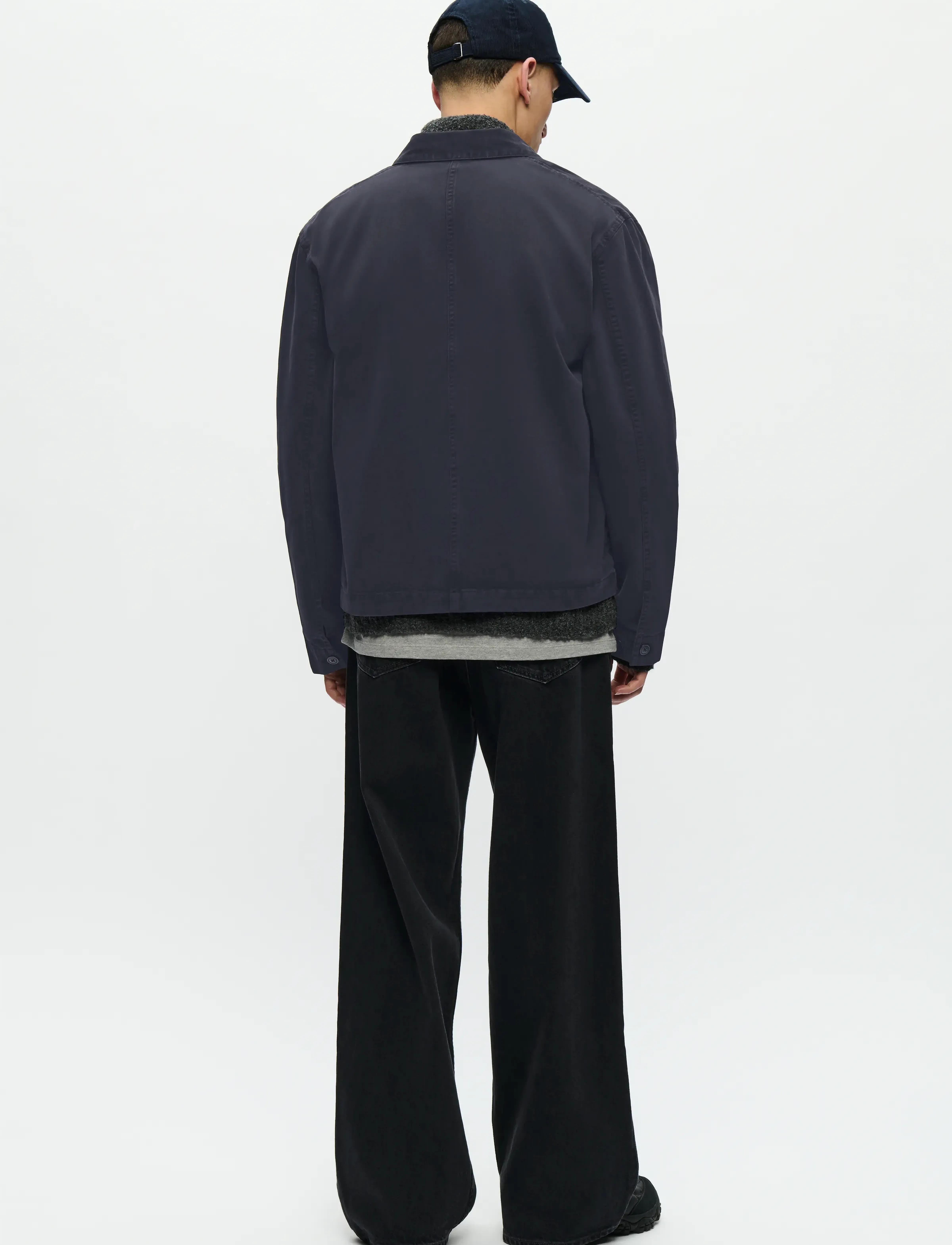 WOOD WOOD - WWStefan worker jacket 25184 - lentejassen - black - 3