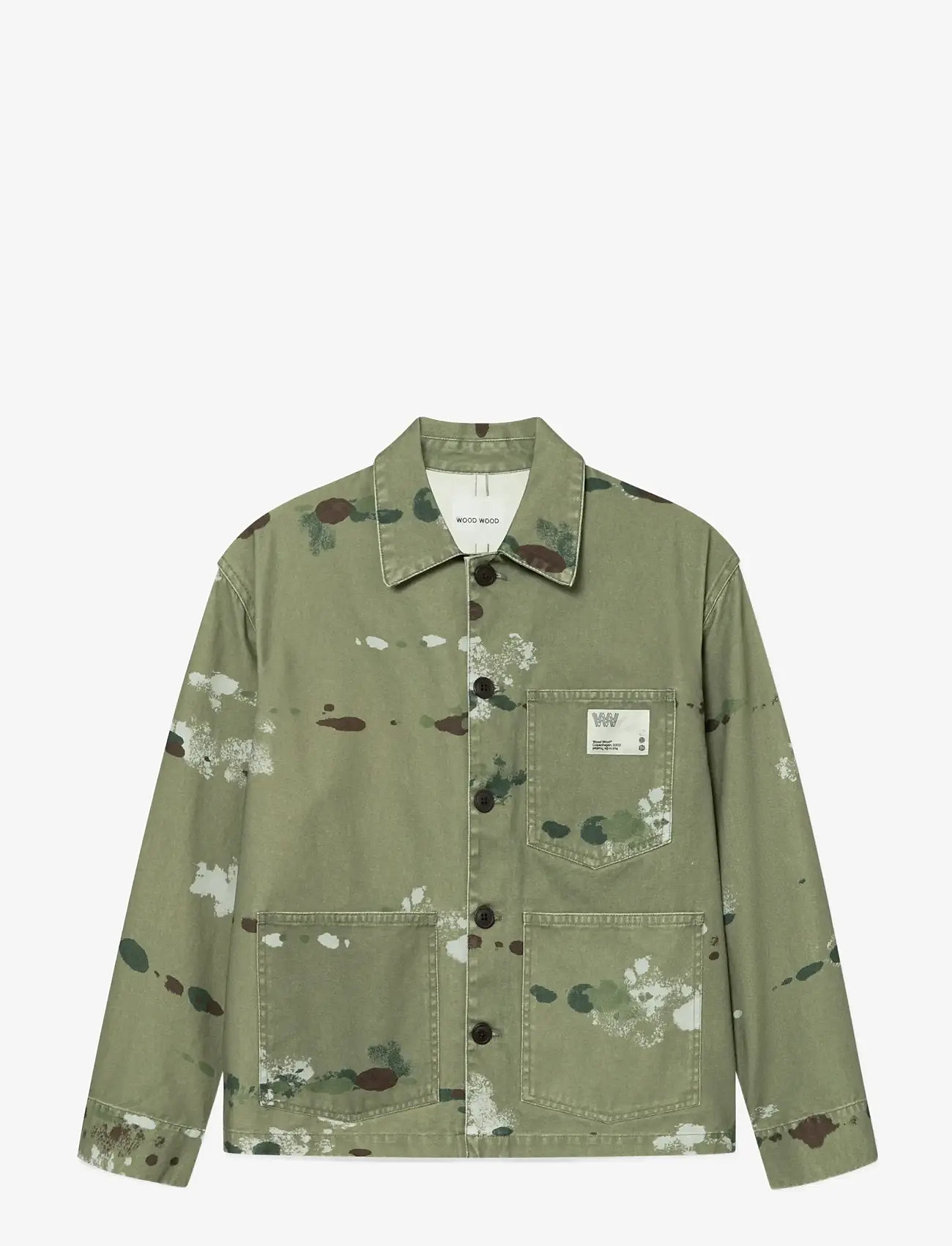 WOOD WOOD - WWStefan worker jacket 25184 - frühlingsjacken - camo drops - 1
