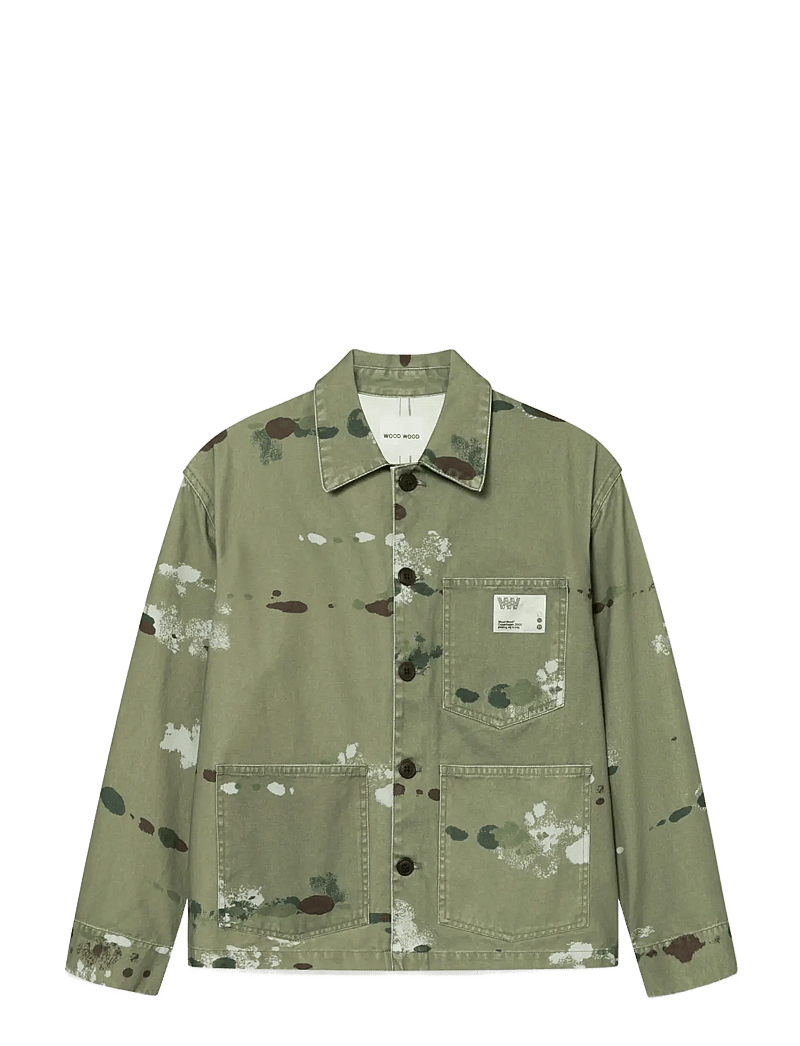 WOOD WOOD - WWStefan worker jacket 25184 - frühlingsjacken - camo drops - 1