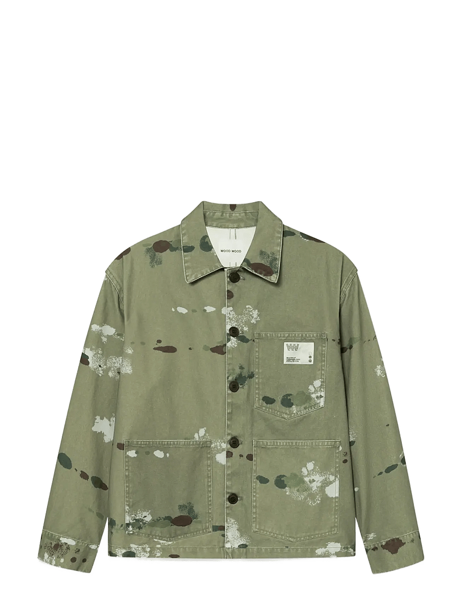 WOOD WOOD - WWStefan worker jacket 25184 - höstjackor - camo drops - 1