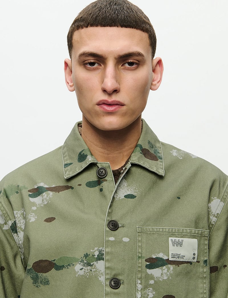WOOD WOOD - WWStefan worker jacket 25184 - frühlingsjacken - camo drops - 4