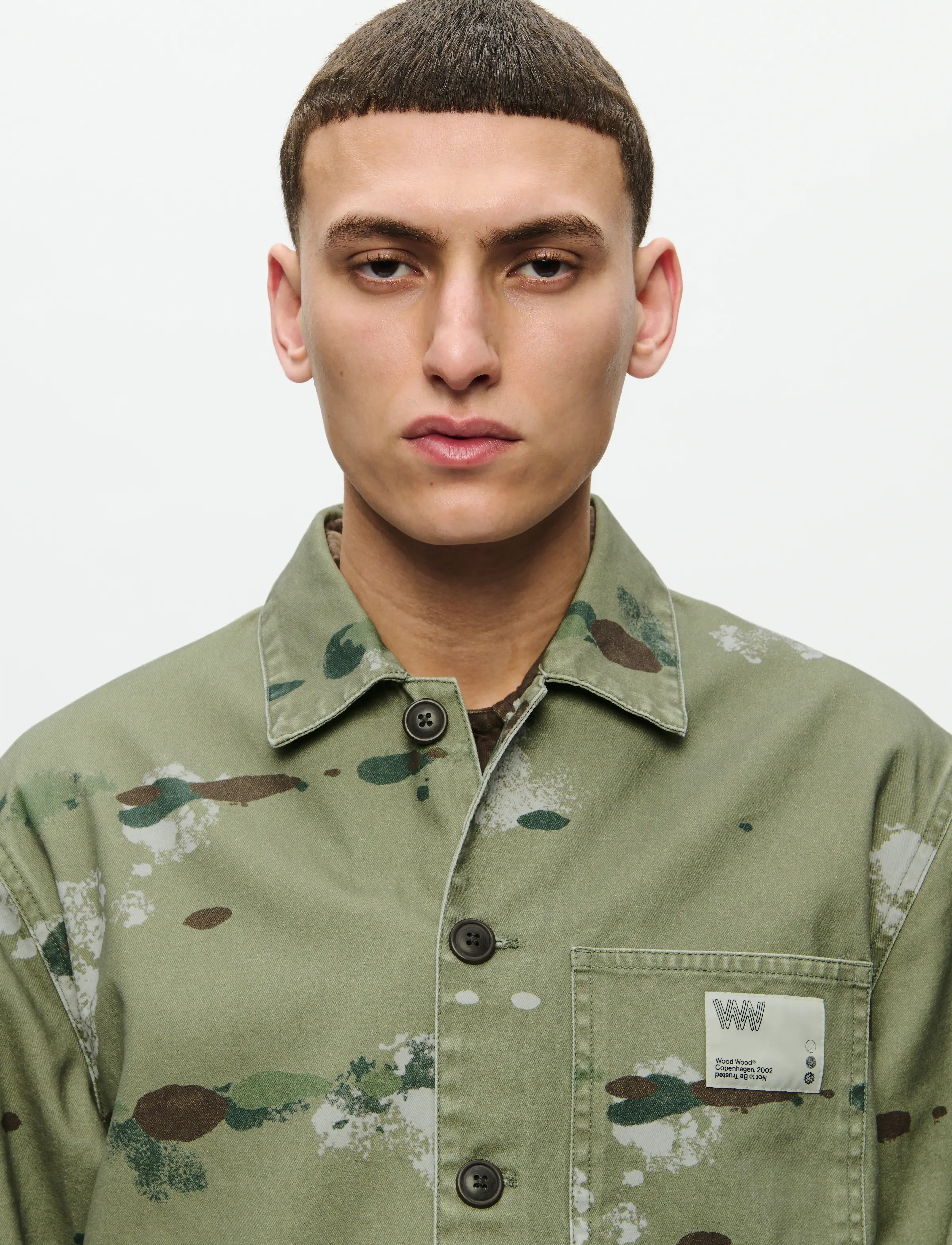 WOOD WOOD - WWStefan worker jacket 25184 - spring jackets - camo drops - 4