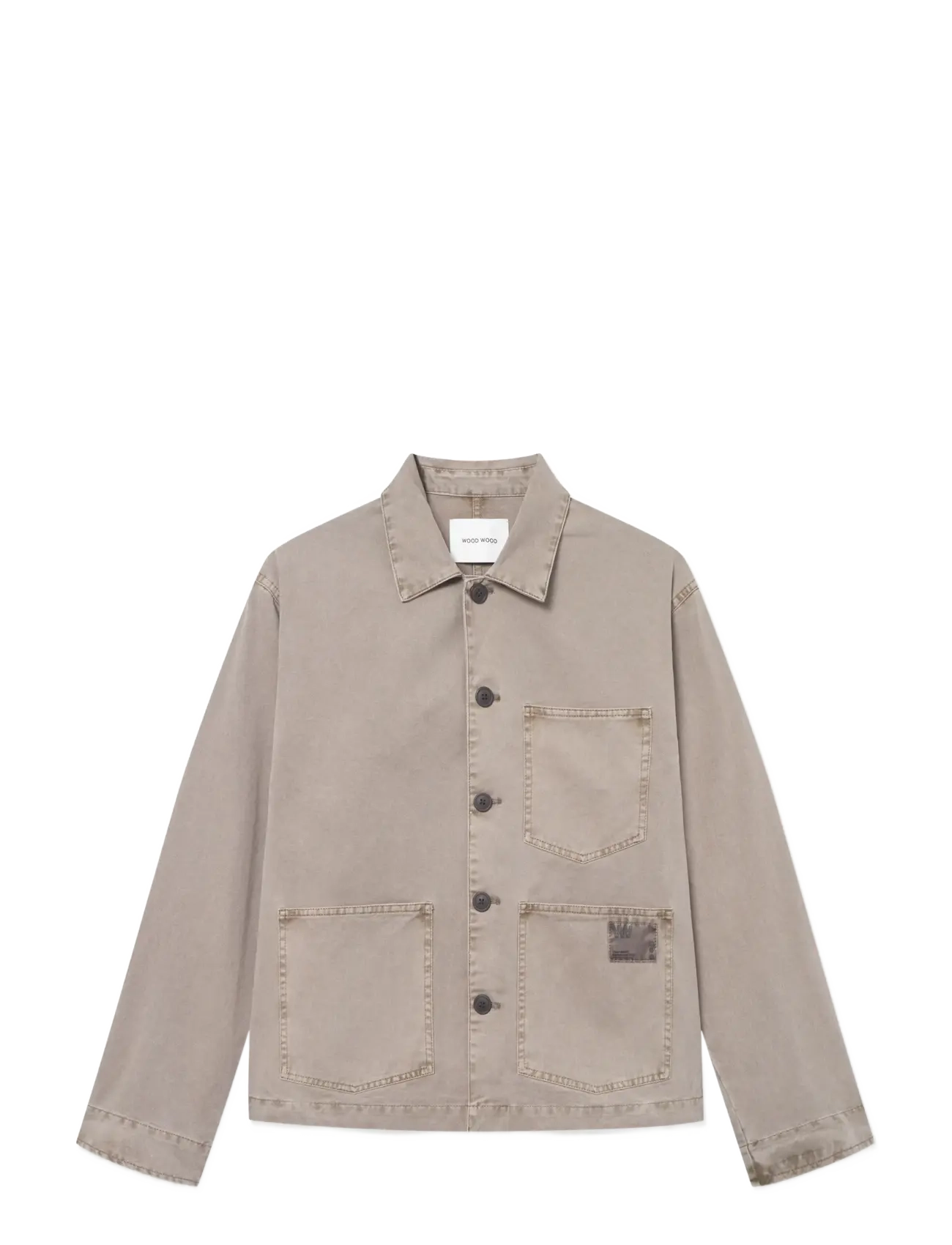WOOD WOOD WWStefan worker jacket 25184 - Wood Wood - FALLEN ROCK / beige