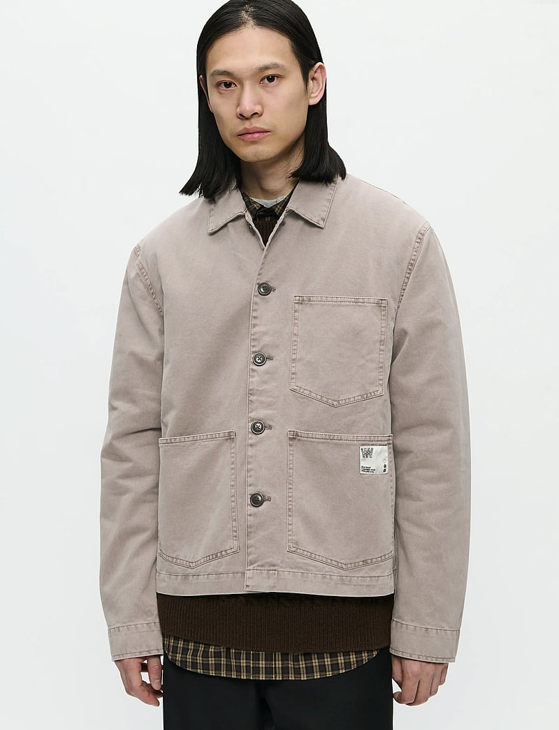 WOOD WOOD - WWStefan worker jacket 25184 - kevadjoped - fallen rock - 0