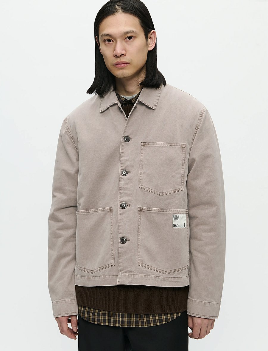 WOOD WOOD - WWStefan worker jacket 25184 - fall jackets - fallen rock - 0