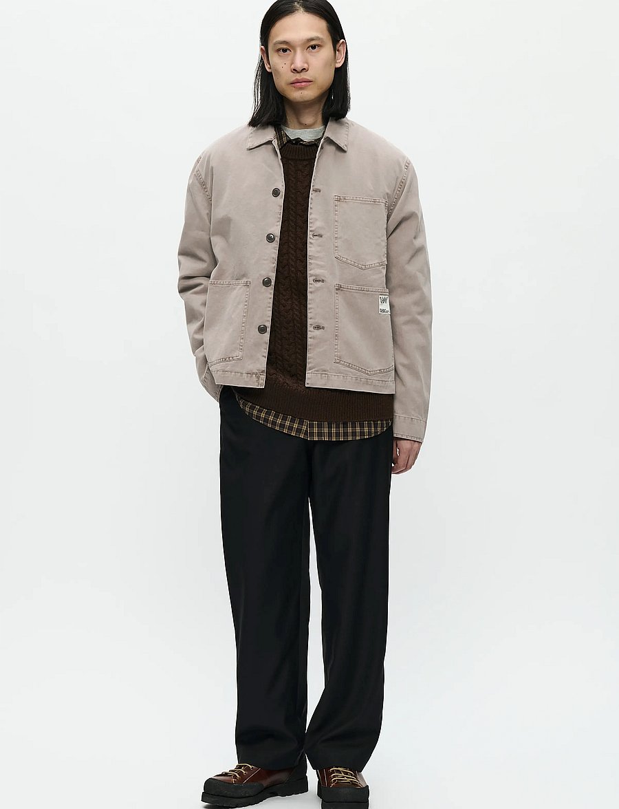 WOOD WOOD - WWStefan worker jacket 25184 - fall jackets - fallen rock - 2
