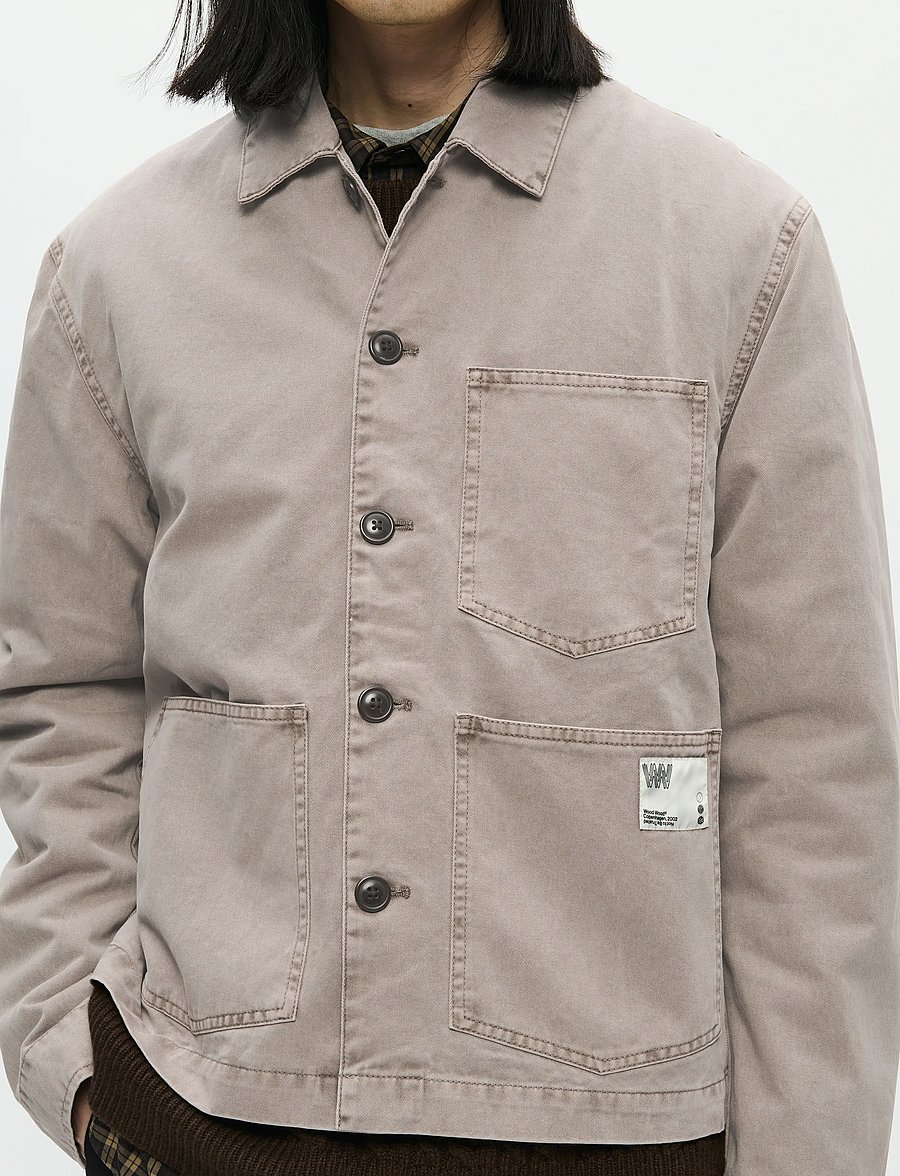 WOOD WOOD - WWStefan worker jacket 25184 - fall jackets - fallen rock - 4