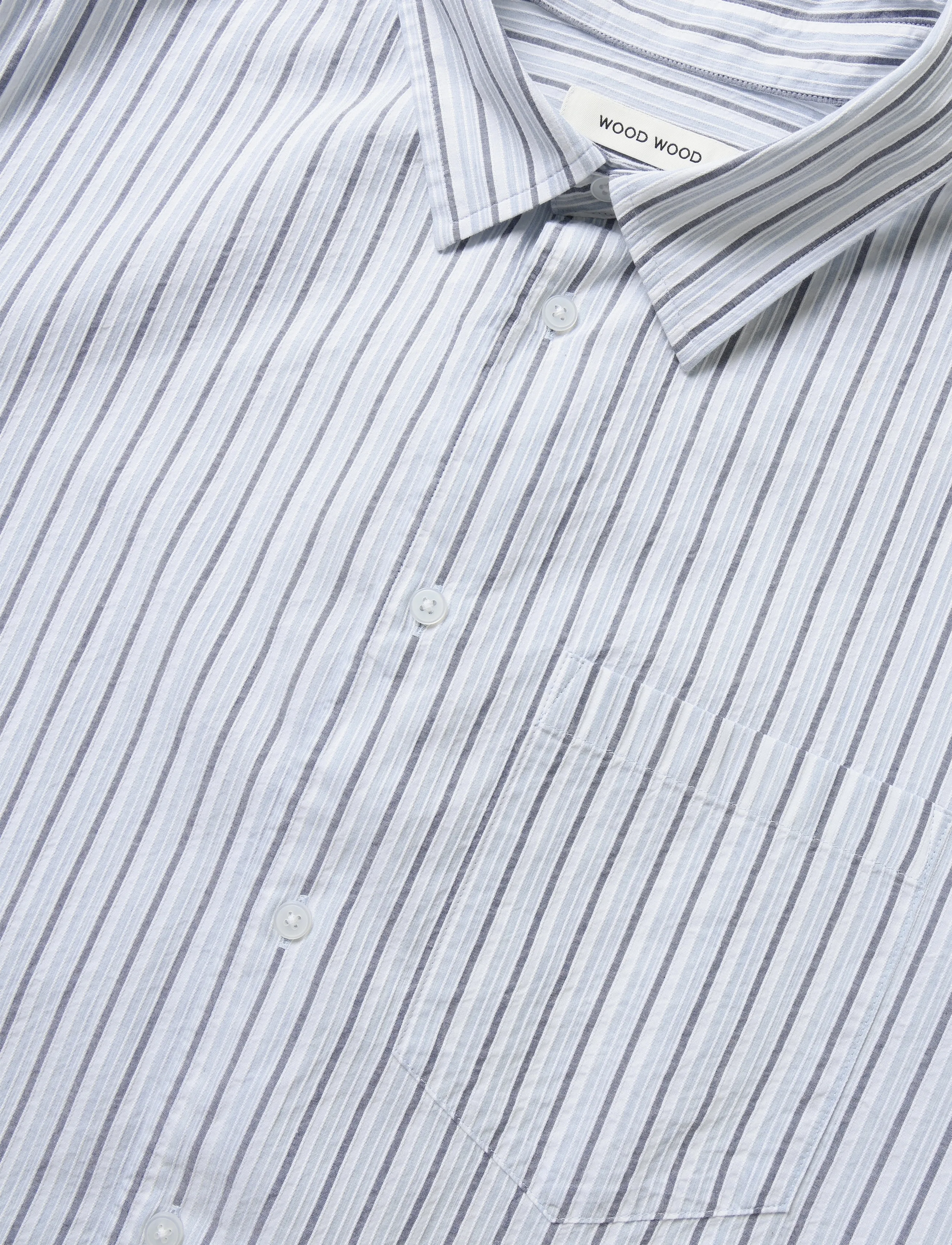 WOOD WOOD - WWNico shirt 25177 - salute stripe - 2