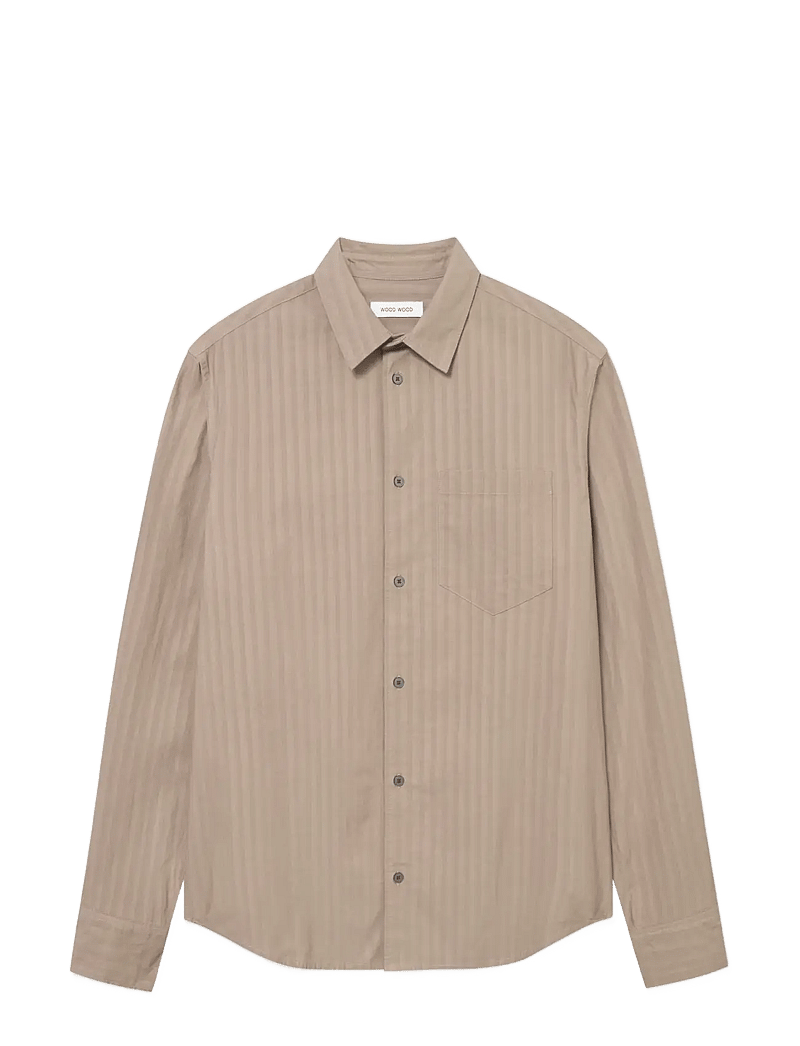 WOOD WOOD - WWNico shirt 25201 - triibulised särgid - fallen rock - 1