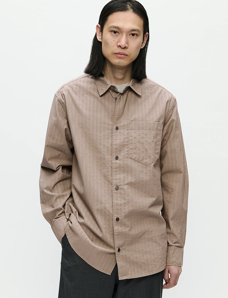 WOOD WOOD - WWNico shirt 25201 - triibulised särgid - fallen rock - 0