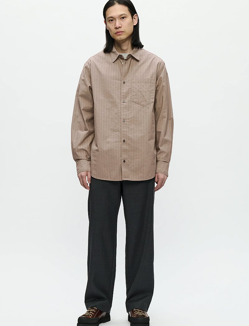 WOOD WOOD - WWNico shirt 25201 - triibulised särgid - fallen rock - 2