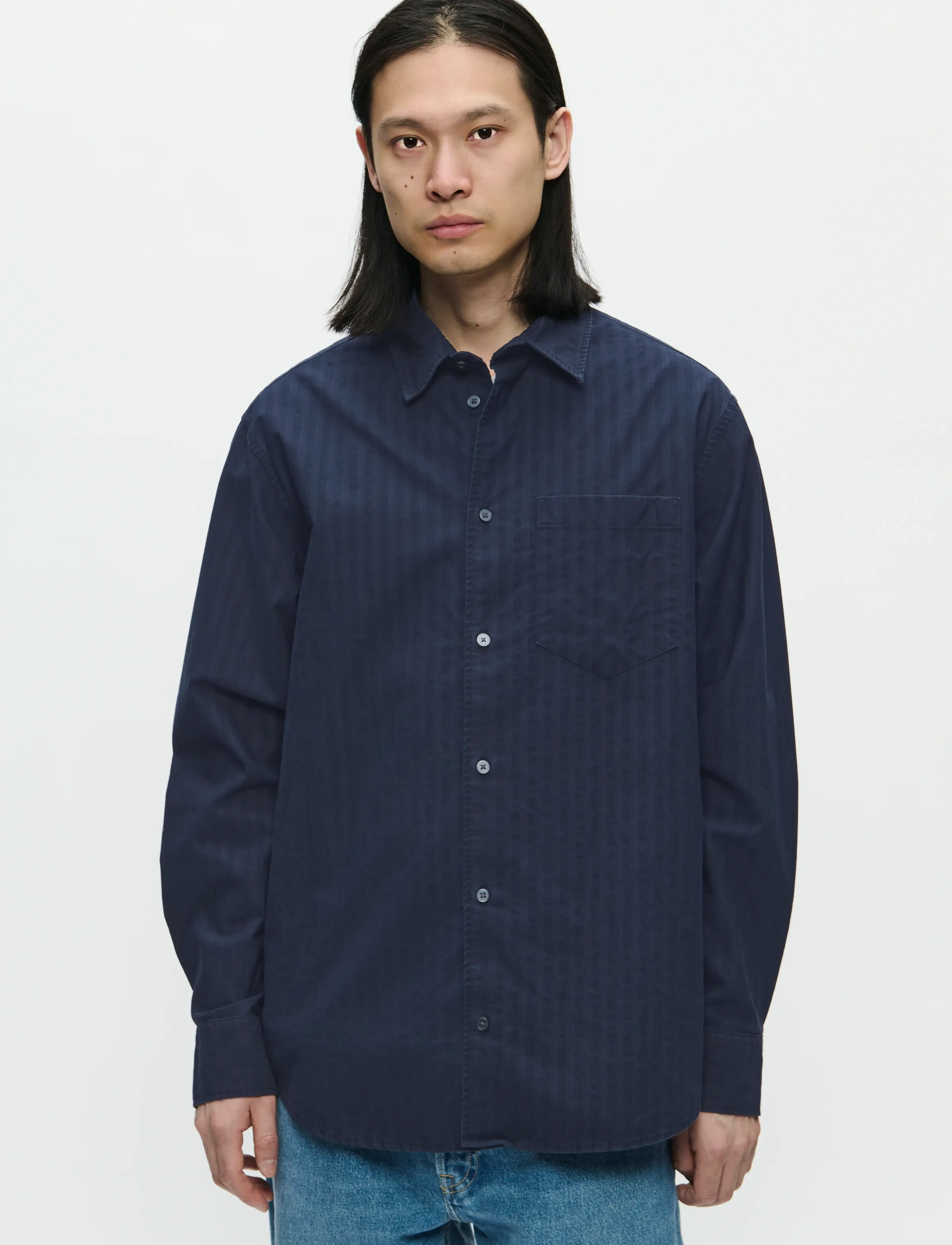 WOOD WOOD WWNico shirt 25201 - Skjorter - SALUTE / navy