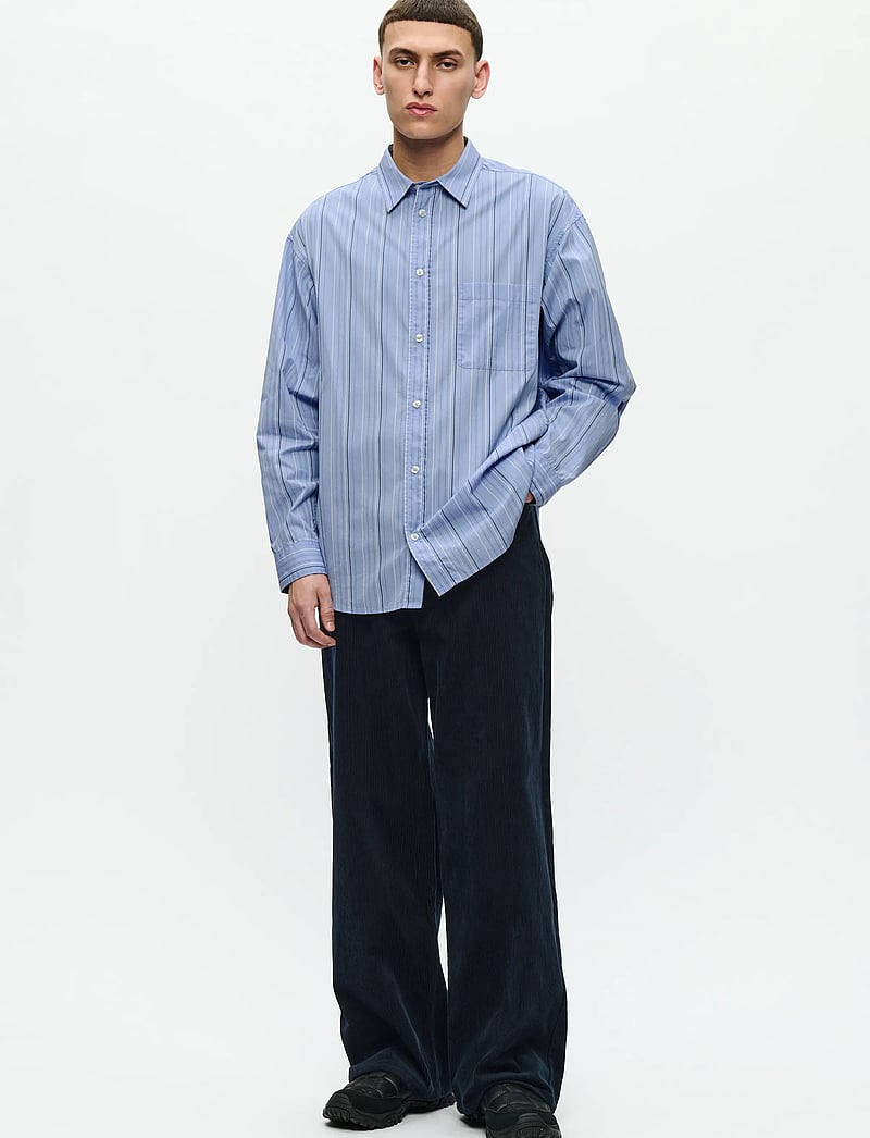 WOOD WOOD - WWCarter shirt stripe 25115 - triibulised särgid - serenity stripe - 2