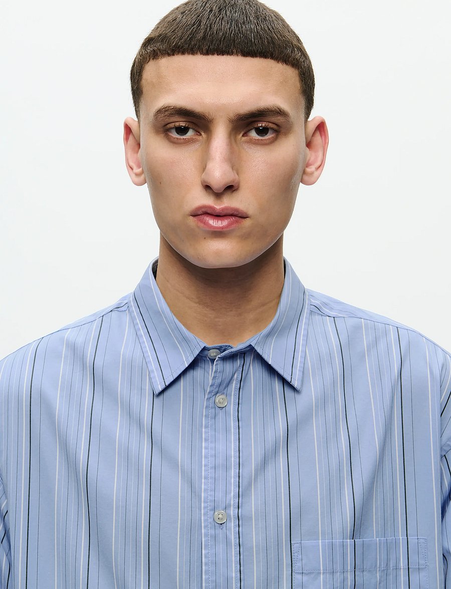 WOOD WOOD - WWCarter shirt stripe 25115 - gestreifte hemden - serenity stripe - 4