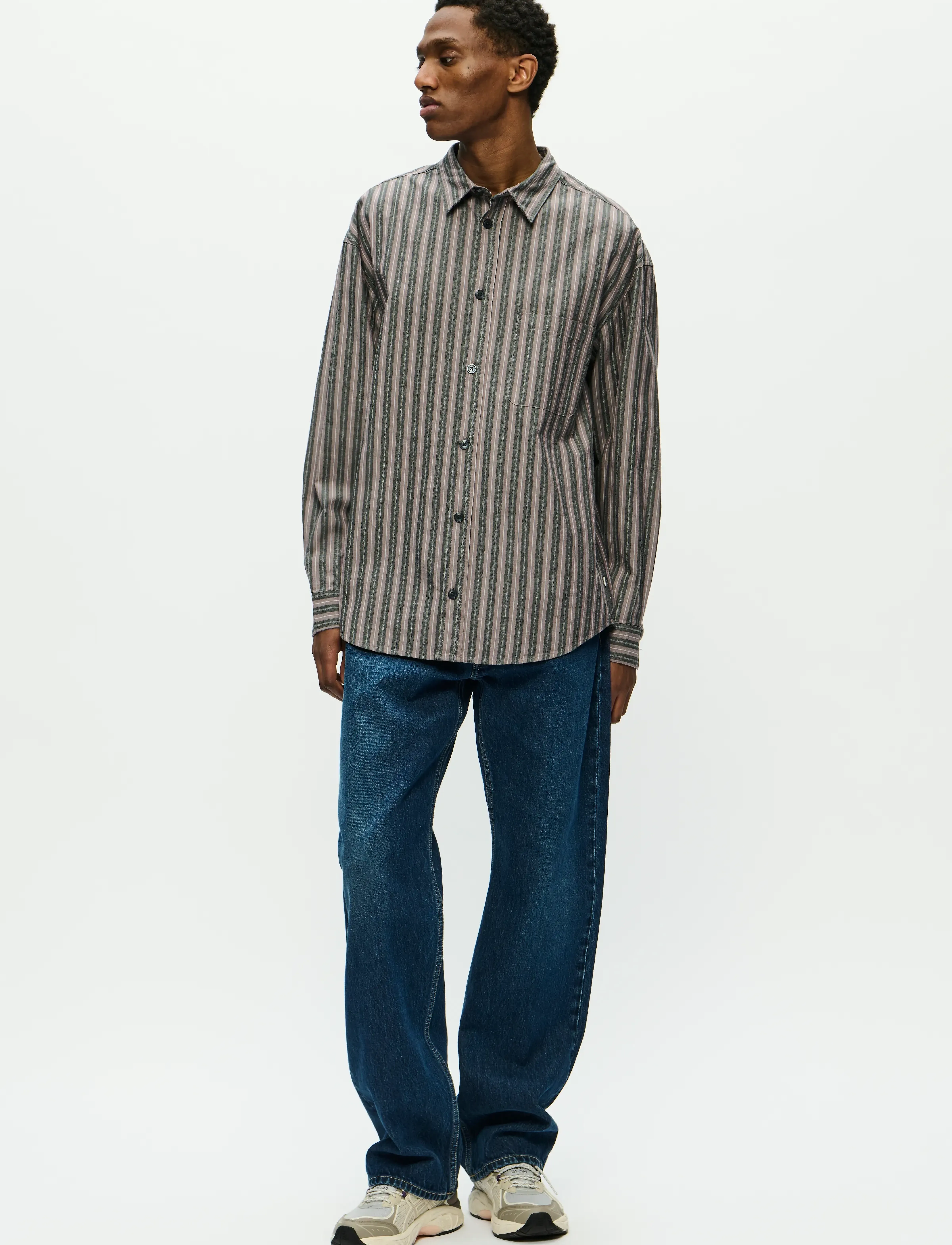 WOOD WOOD - WWCarter shirt 25200 - basic skjorter - decadent chocolate stripe - 2
