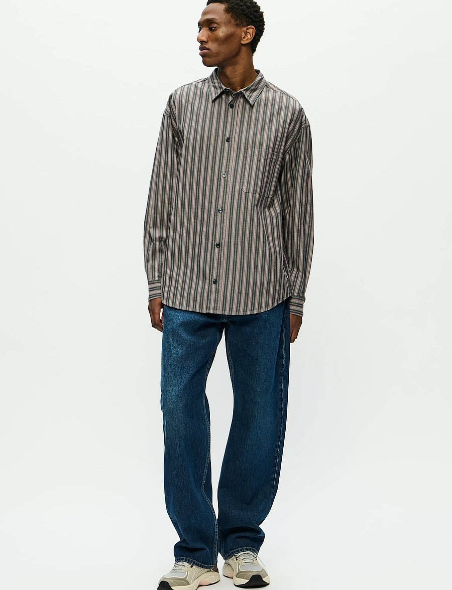 WOOD WOOD - WWCarter shirt 25200 - basic skjorter - decadent chocolate stripe - 2