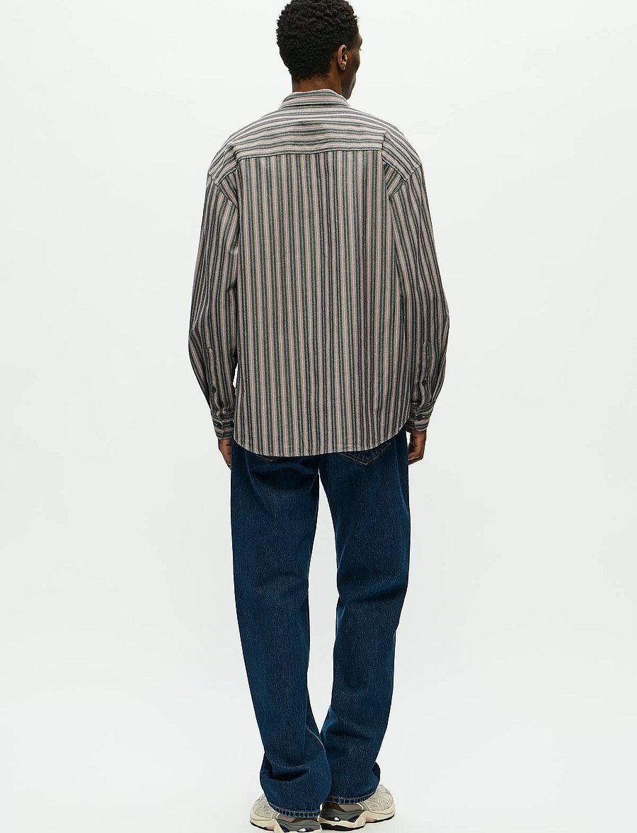 WOOD WOOD - WWCarter shirt 25200 - basic skjorter - decadent chocolate stripe - 3