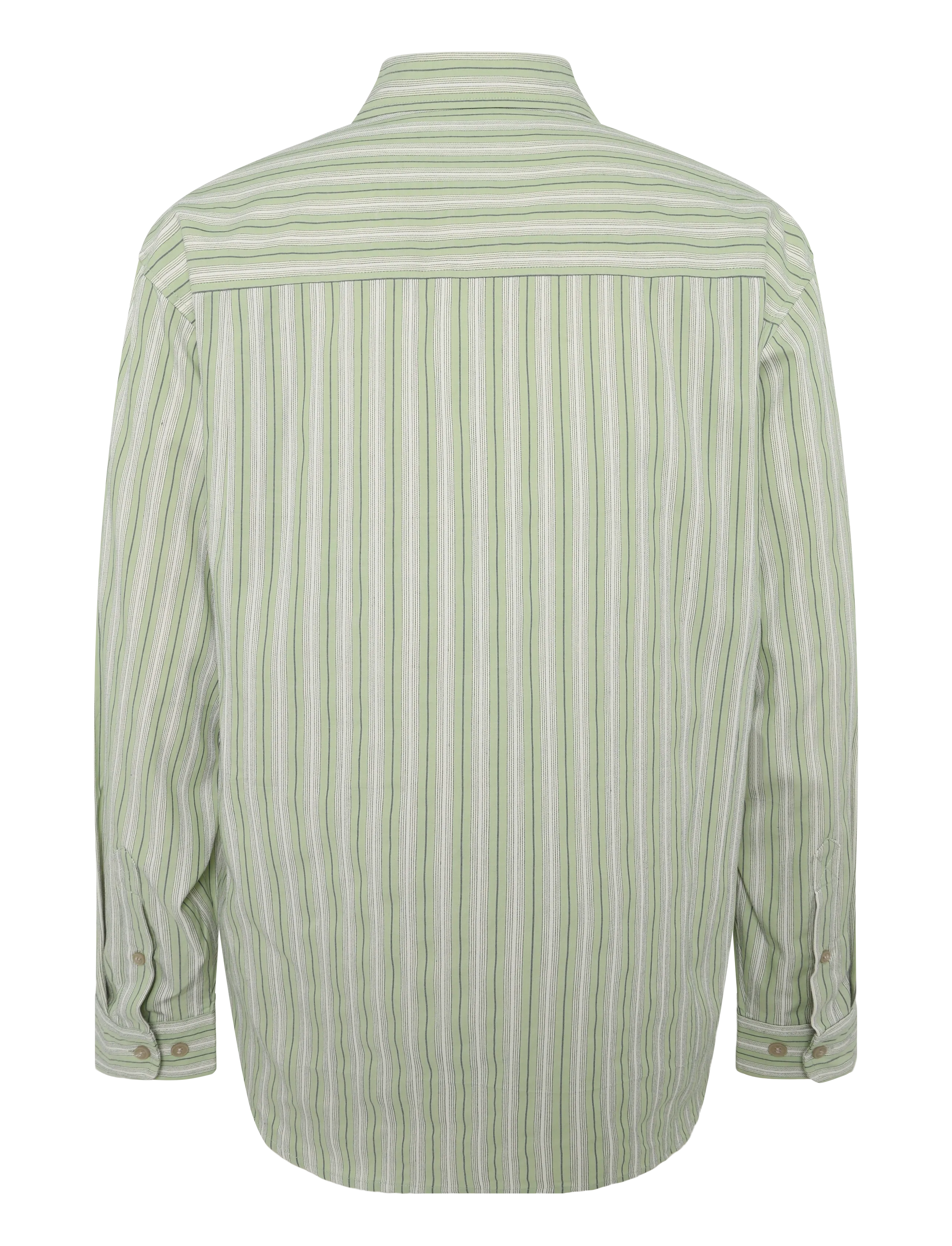 WOOD WOOD - WWCarter shirt 25200 - podstawowe koszulki - celadon green stripe - 2