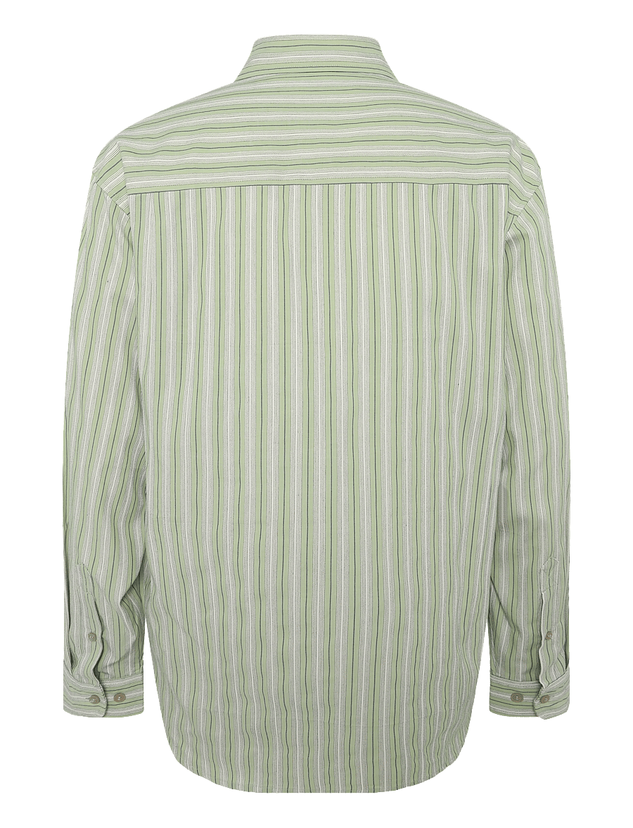 WOOD WOOD - WWCarter shirt 25200 - podstawowe koszulki - celadon green stripe - 2