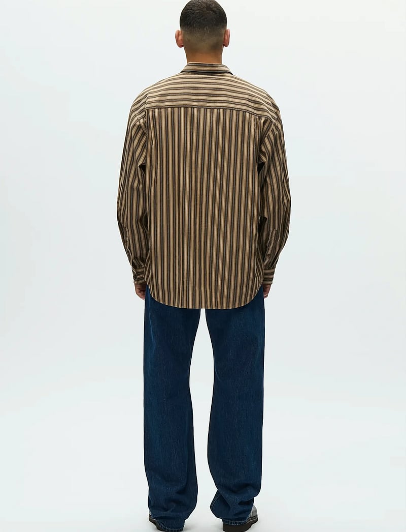 WOOD WOOD - WWCarter shirt 25200 - basic skjorter - desert palm stripe - 3