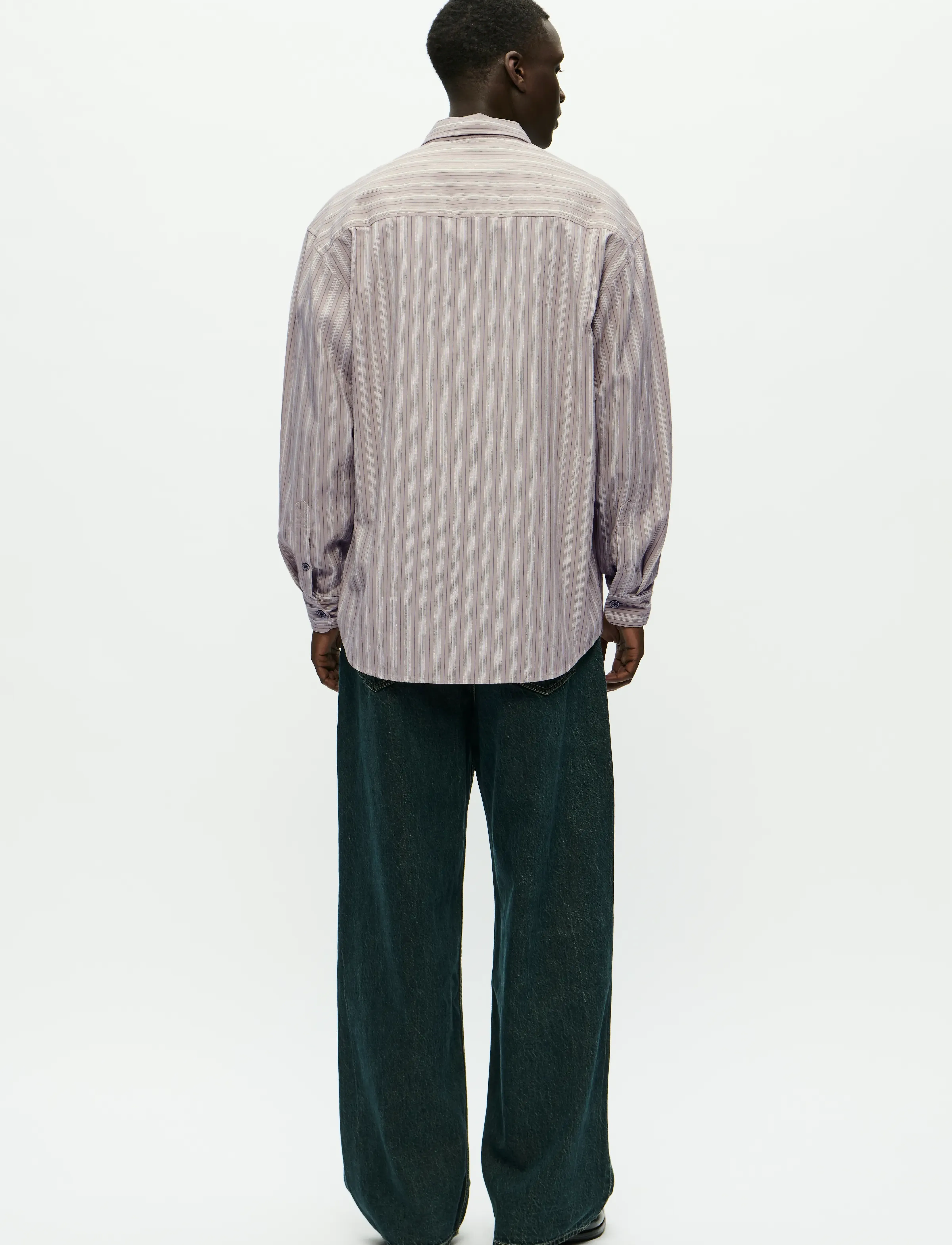 WOOD WOOD - WWCarter shirt 25200 - basic skjorter - fallen rock stripe - 3