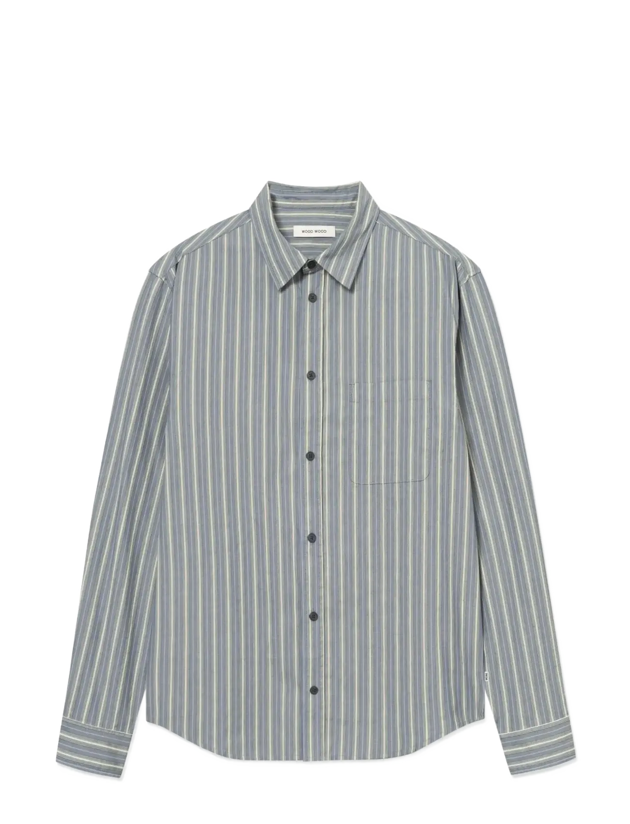 WOOD WOOD Wwcarter Shirt 25200 Blau - XS - Herren