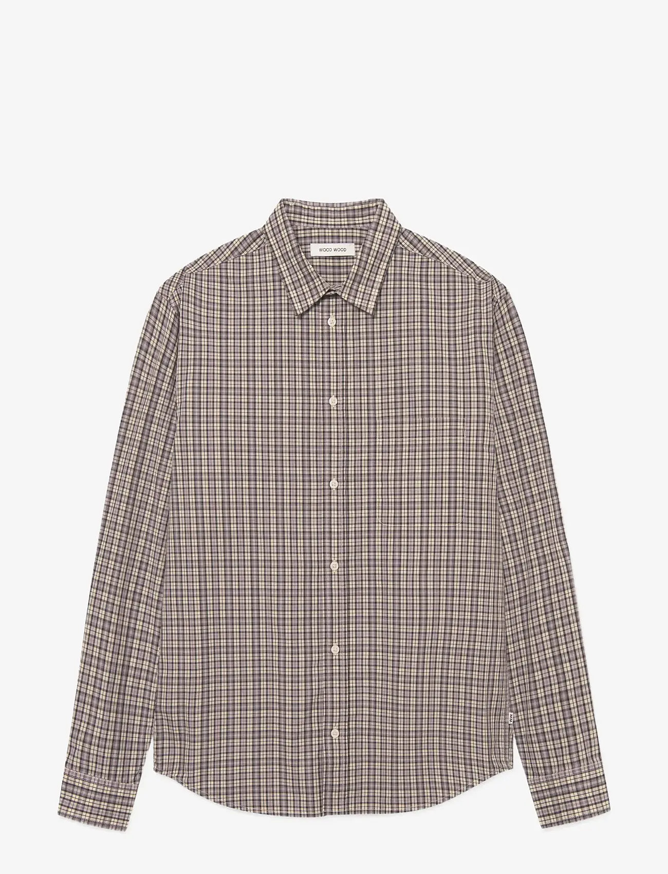 WOOD WOOD - WWCarter shirt check 25115 - karierte hemden - minimal gray check - 1