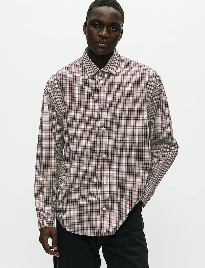 WOOD WOOD - WWCarter shirt check 25115 - karierte hemden - minimal gray check - 0