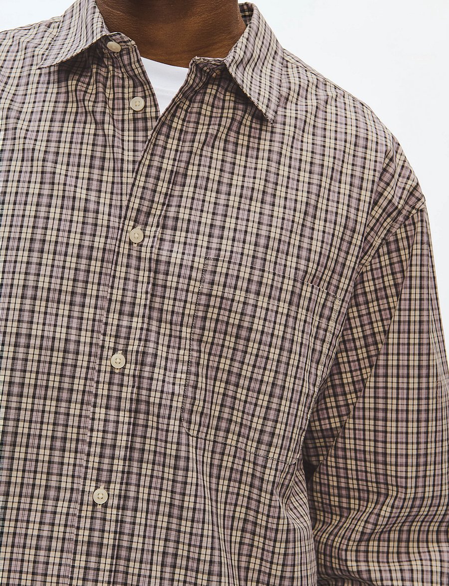 WOOD WOOD - WWCarter shirt check 25115 - karierte hemden - minimal gray check - 4