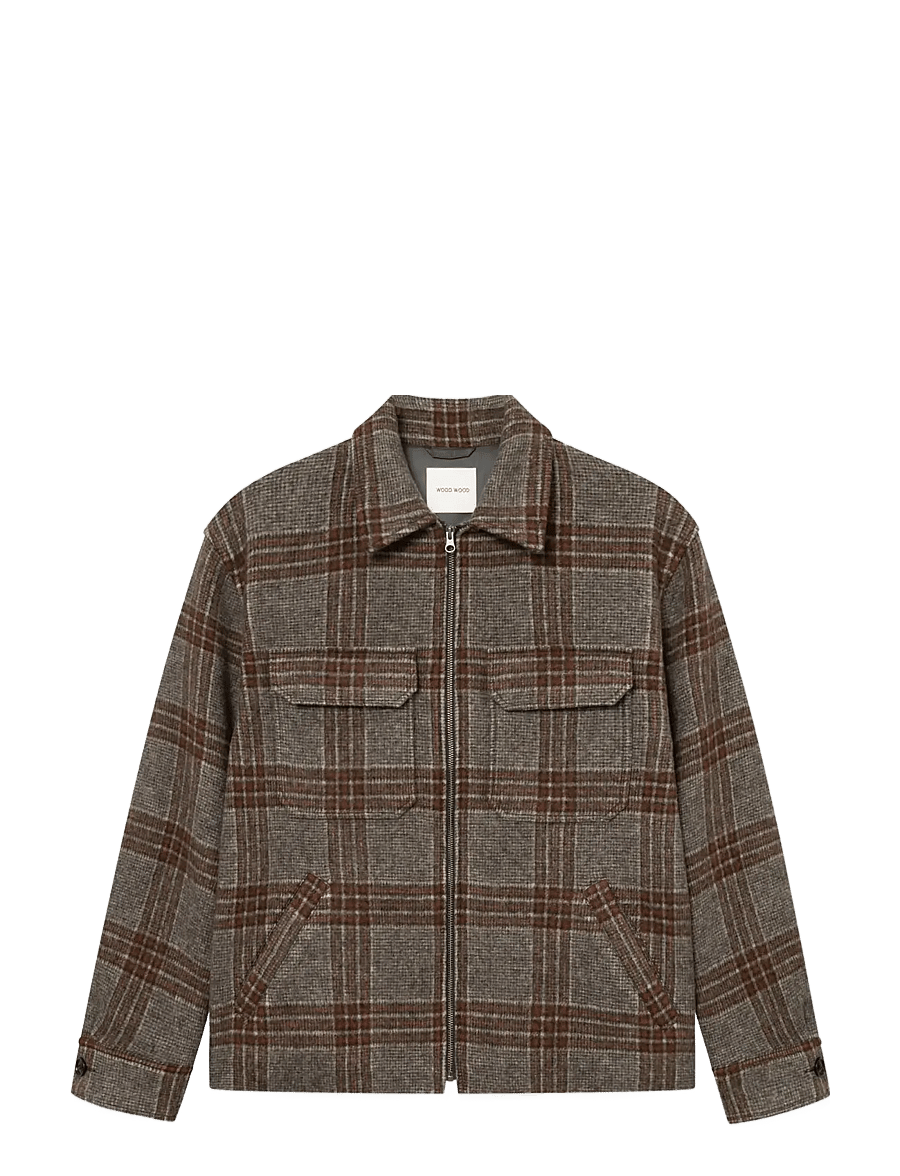 WOOD WOOD - WWLam jacket 25176 - herbstjacken - mahogany check - 1