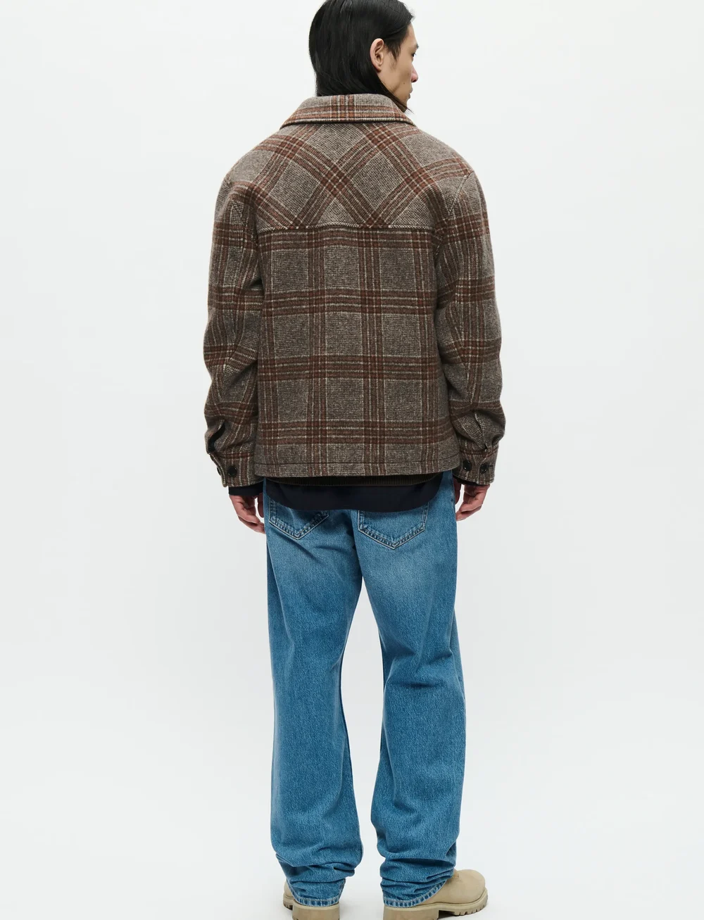 WOOD WOOD - WWLam jacket 25176 - efterårsjakker - mahogany check - 3