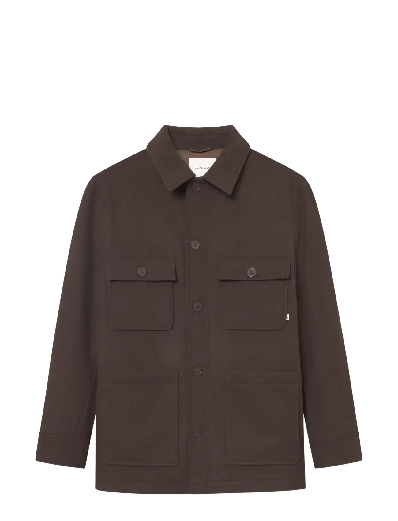 WOOD WOOD WWIvan shirt jacket 25190 - Wood Wood - DELICIOSO / brown