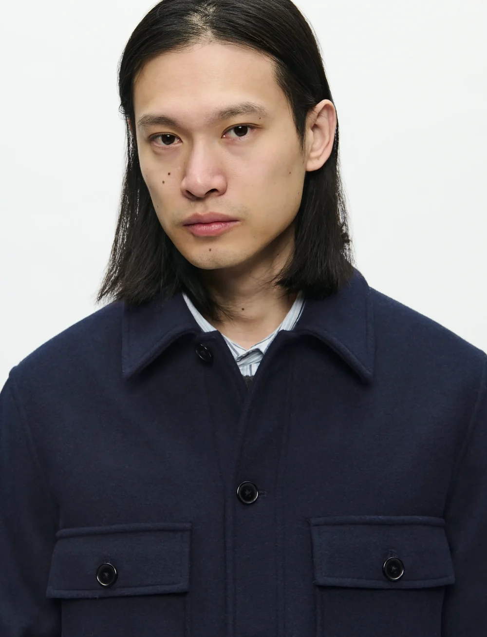 WOOD WOOD - WWIvan shirt jacket 25190 - fall jackets - salute - 4