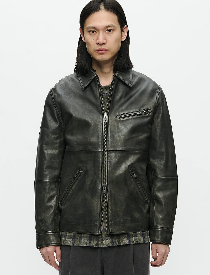 WOOD WOOD - WWIggy jacket 25183 - höstjackor - black sand - 0